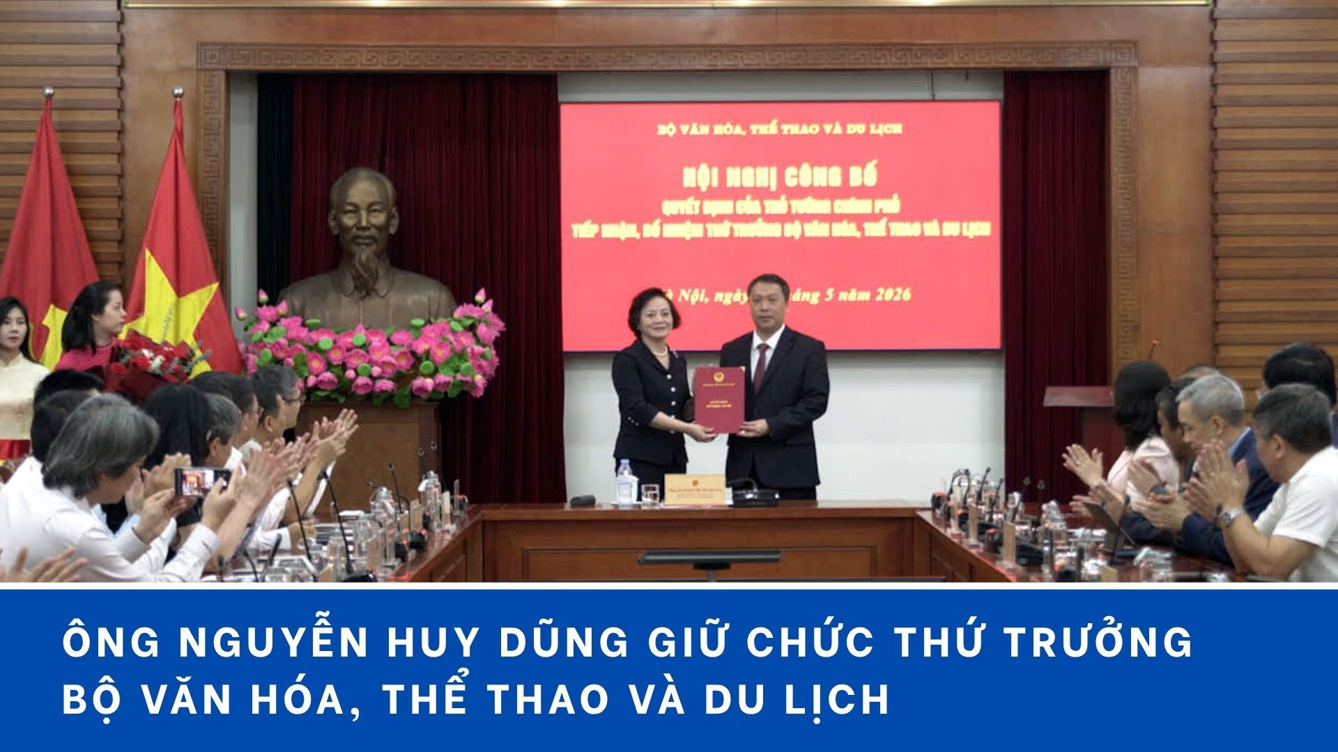 Ông Nguyễn Huy Dũng giữ chức Thứ trưởng Bộ Văn hóa, Thể thao và Vin777 euro 2025