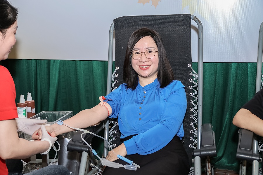 Đoàn Thanh niên Cục Vin777 euro 2025 Quốc gia Việt Nam tổ chức Ngày hội hiến máu tình nguyện 2025 - Ảnh 3.