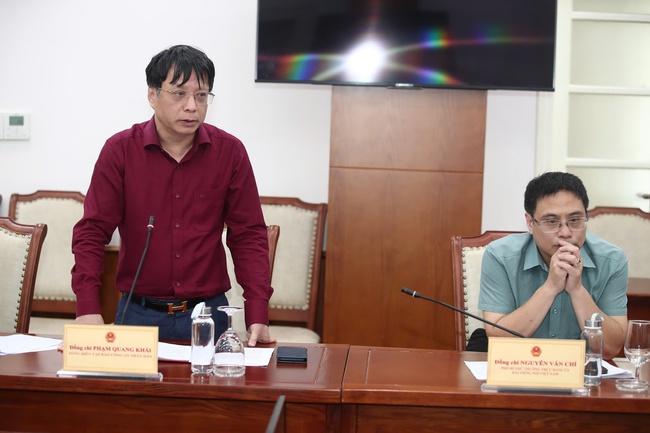 Bộ trưởng Nguyễn Văn Hùng: Tiếp tục tiếp thu, hoàn thiện dự án Luật Báo chí (sửa đổi) đảm bảo chất lượng cao nhất - Ảnh 4.